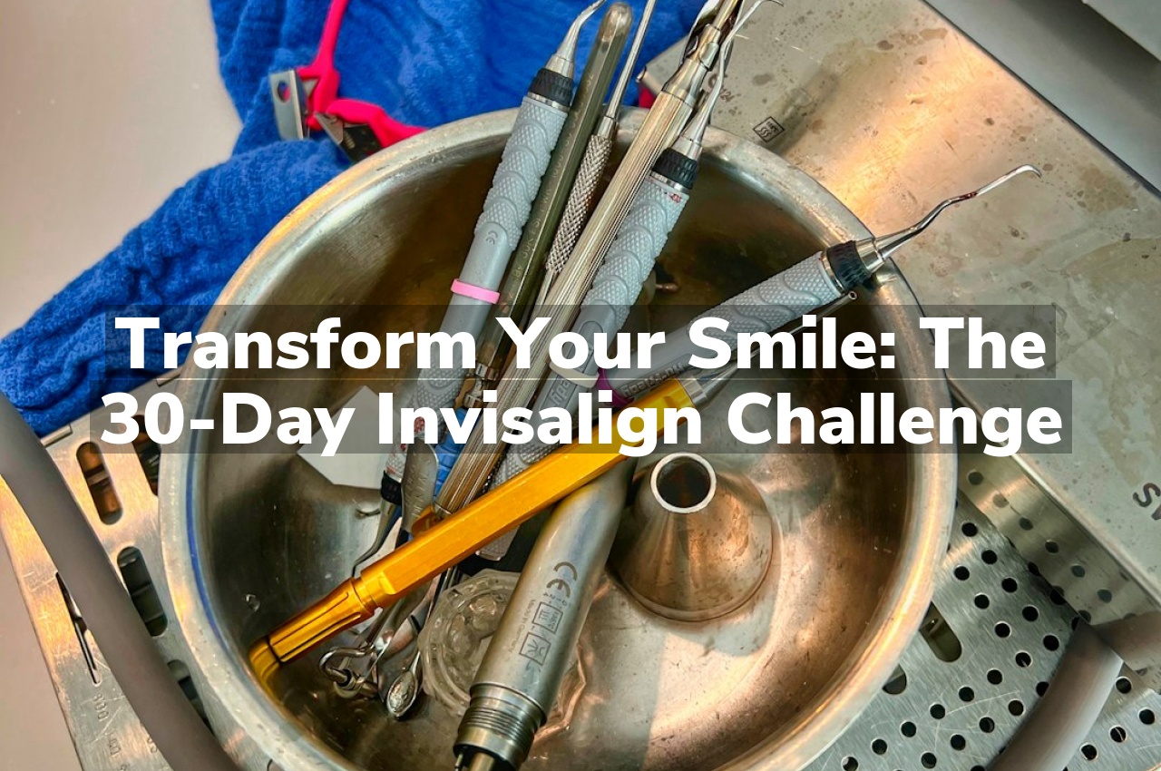 Transform Your Smile: The 30-Day Invisalign Challenge